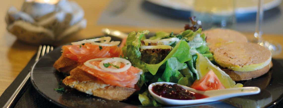 Restaurant-Schmuggelbud-Überherrn-Duett-Gänsestopfleber-Räucherlachs