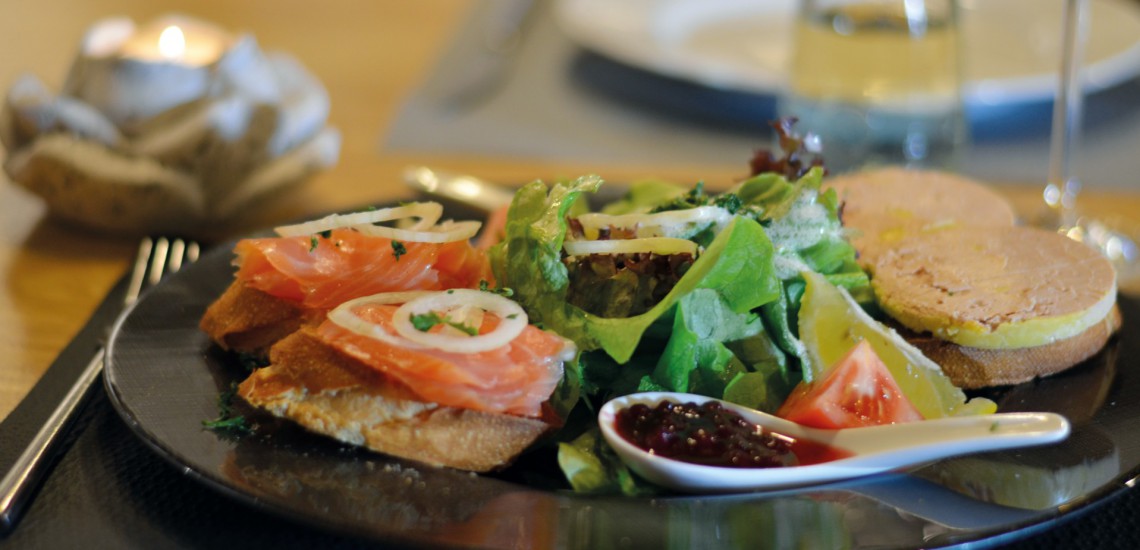 Restaurant-Schmuggelbud-Überherrn-Duett-Gänsestopfleber-Räucherlachs